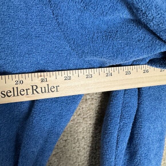 Talbot Intimates Duster Robe Womens Size Small S Blue Terry Shawl Collar Belted - Picture 6 of 9